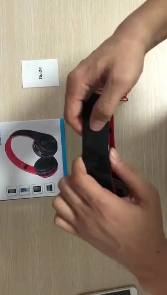 Беспроводные наушники над ушами Bluetooths Складная Hi Fi беспроводная