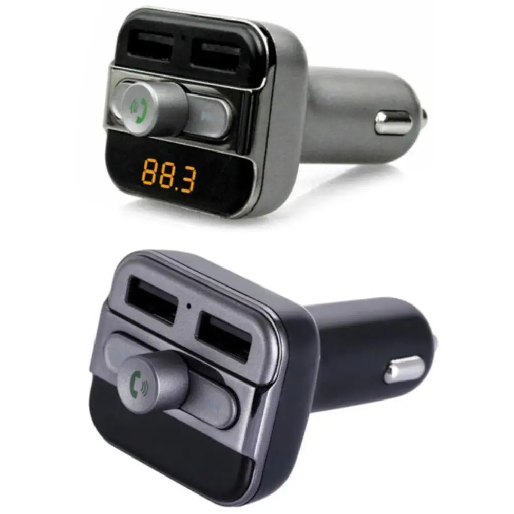 Bluetooth FM передатчик Радио адаптер модулятор Автомобильный комплект usb порты зарядное устройство аудио MP3 плеер передатчик громкой связи