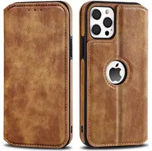 Luxe Leather Flip Card Wallet Telefoon Case Voor Iphone X Xr Xs Max Iphone 11 12 Mini 12 Pro Max magnetische Stand Shockproof Cover