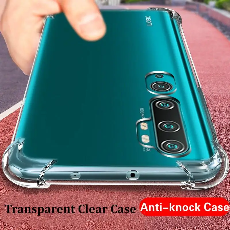 Shockproof Case for Xiaomi Redmi Note 7 8 8T Pro Plating Air-bag Anti-knock Clear Cover Xiomi Mi9T K20 |