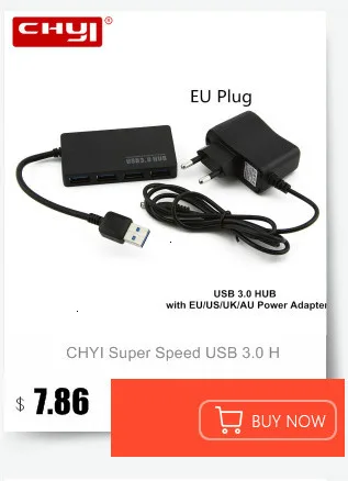 CHYI USB 2,0 концентратор Портативный USB 2,0 с высоким уровнем Скорость 4-Порты и разъёмы разветвитель адаптер usb-хаб с 3 портами(стандарт Порты и разъёмы+ 1 TyPe-C Порты и разъёмы для ПК компьютер