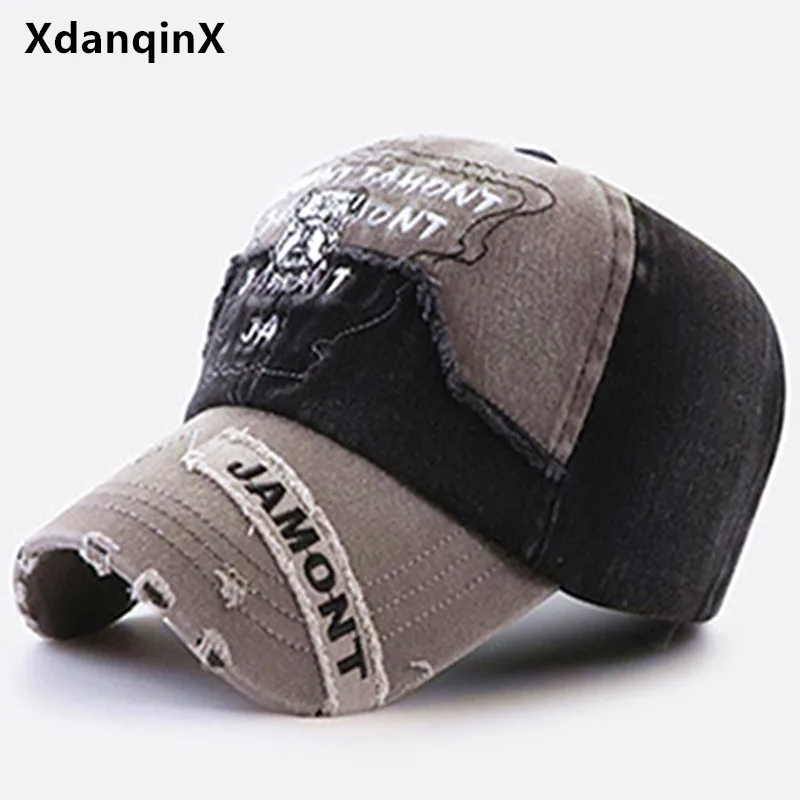 

Adult Washed Cotton Baseball Caps For Men Women Distressed Cartoon Patch Decorative Sports Cap Bone Children's Hat Snapback Cap