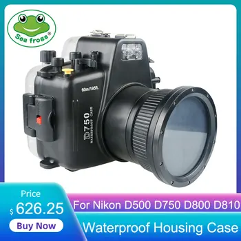 

For Nikon D500 D750 D800 D810 105mm Digital Camera Diving Case Underwater Waterproof Housing Case Transparent Waterproof Cover