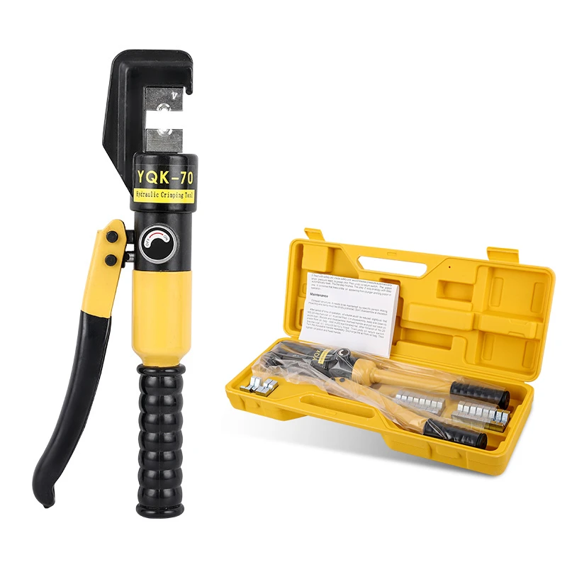 Hydraulic Crimping Tool Hydraulic Crimping Plier Hydraulic Compression Tool YQK-70 Range 4-70MM2 Pressure 5-6T Tools Hydraulic Crimping Tool Hydraulic Crimping Plier Hydraulic Compression Tool YQK-70 Range 4-70MM2 Pressure 5-6T Tools