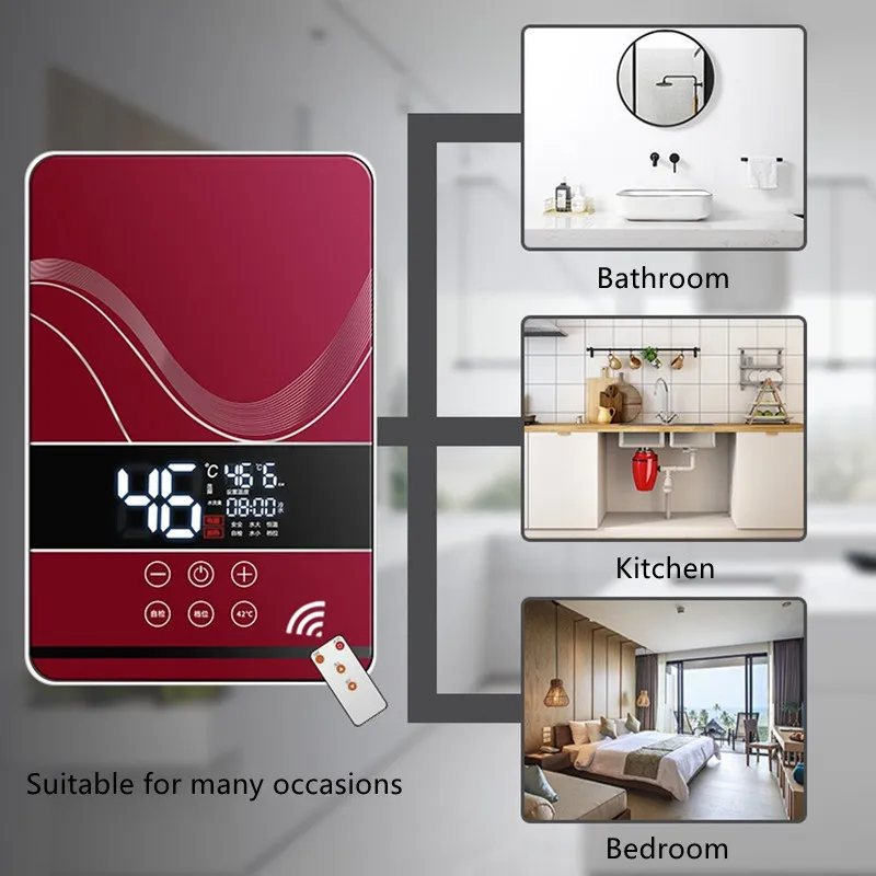 Electric Water Heater Electric Shower Quick Heating DC Machine