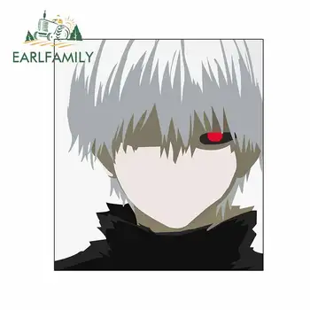 

EARLFAMILY 13cm x 11.6cm For Tokyo Ghoul Car Stickers Car Styling Decal Funny Vinyl Material Occlusion Scratch For JDM SUV RV