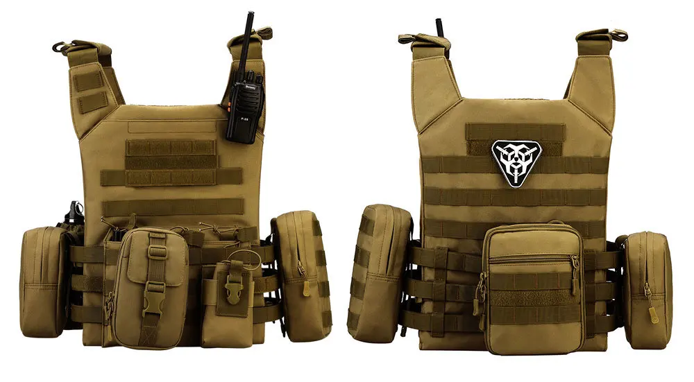 SINAIRSOFT Molle тактический JPC жилет страйкбол нейлон сумки милитари Регулируемый Открытый Рыбалка Охота CS амфибия жилет Z510