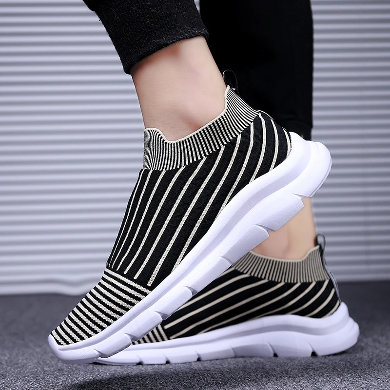 2020 New Men Sneakers Fashion Mesh Breathable Men's Casual Shoes Outdoor Walking Jogging Zapatillas Hombre Big Size 48 | Обувь