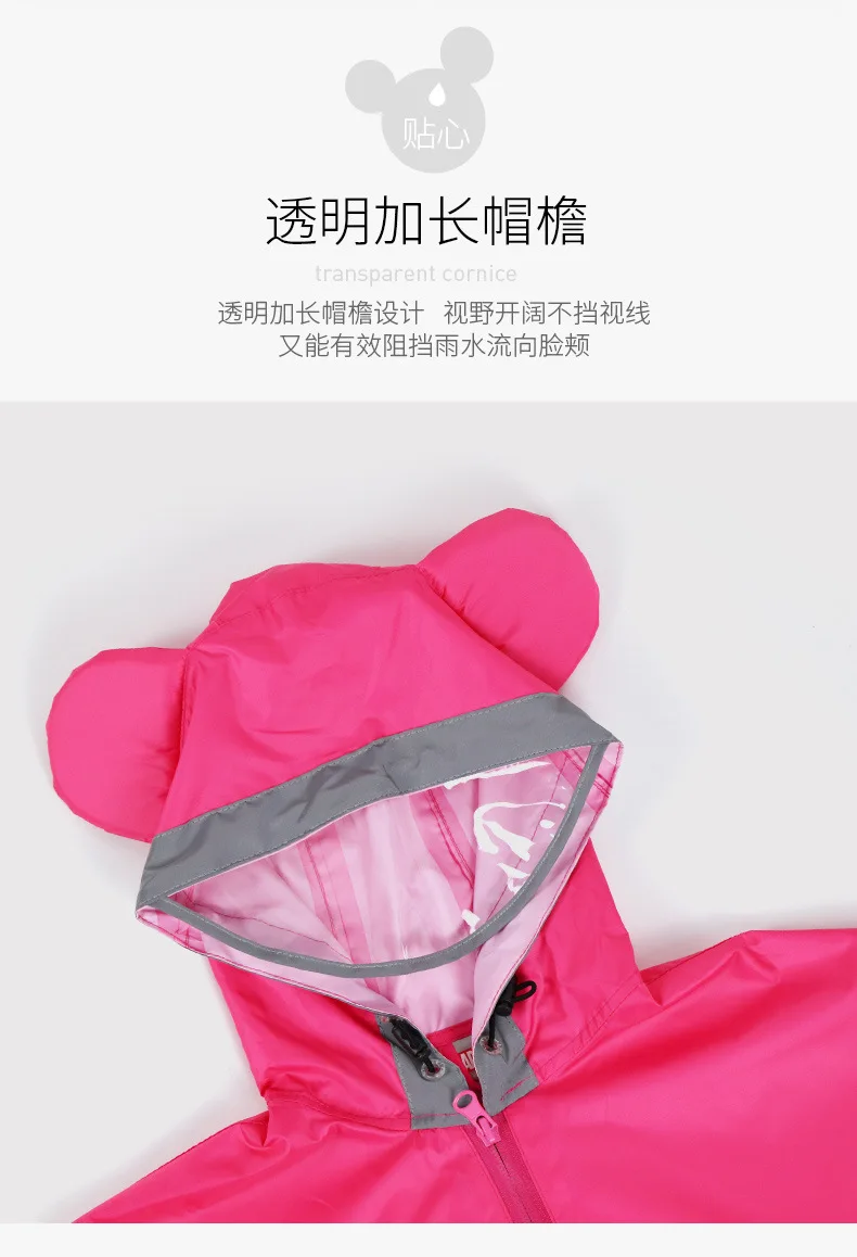 Disney детский пончо плащ открытый надувной головной убор девушки мультфильм Замороженные Микки дождь непромокаемые Мальчики детский дождевик подарок
