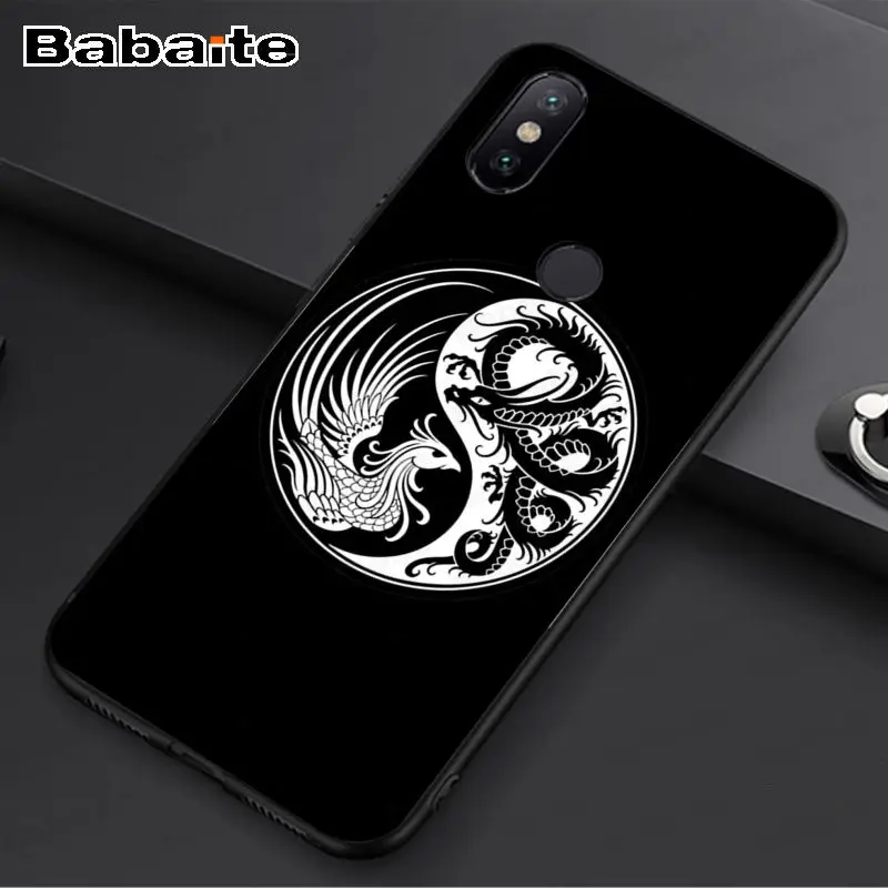 Чехол для redmi 7 Yin Yang с китайским принтом, чехол для телефона redmi 5plus 5A 6pro 4 note5A note6pro note7cases - Цвет: A4