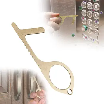 

2/4 pc No Touch Open Protective Tool Portable Anti Germ Elevator Button Drawer Door Handle Assistant Safety Contactless Artifact