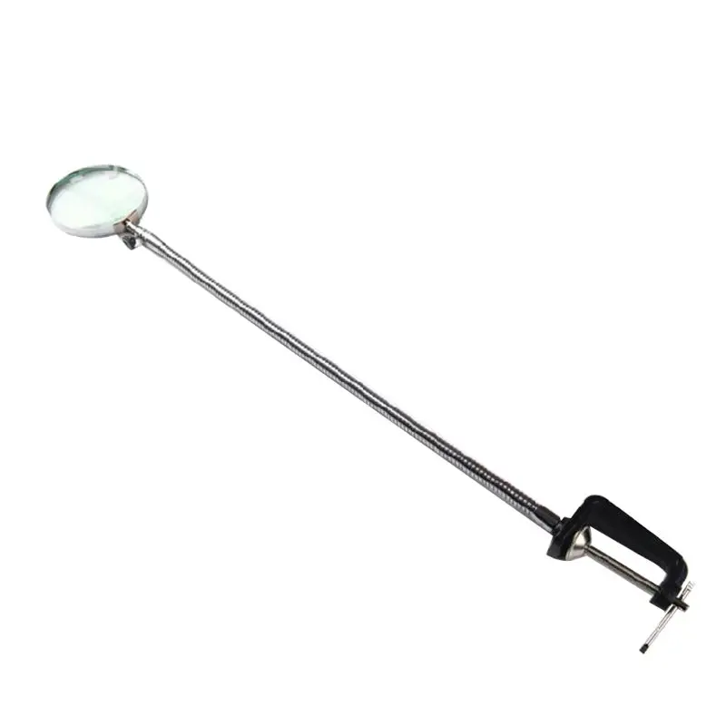 3 X 100mm Lens Repaire Magnifier Loupe With Flexible Hose Clip Magnifying Desk Table Clamp Folders