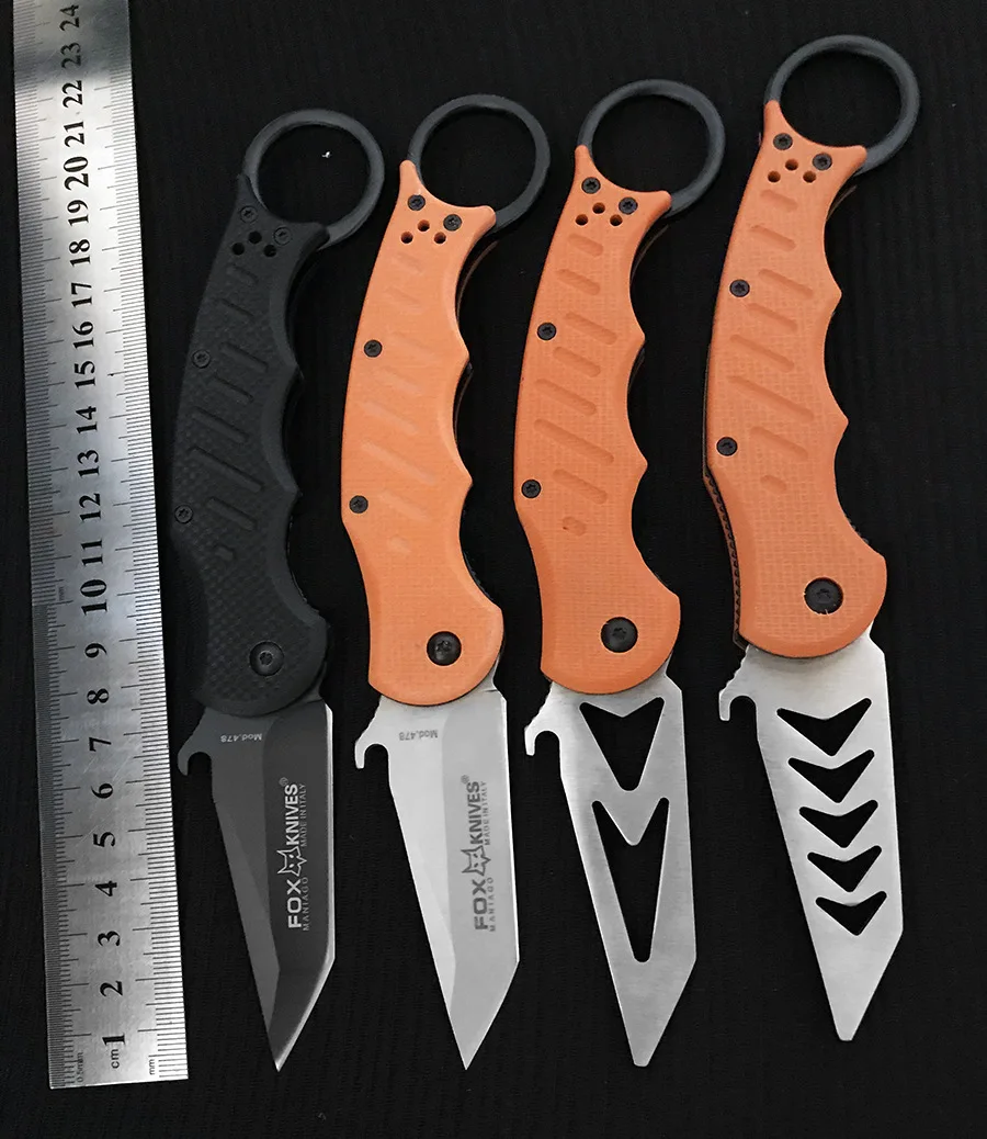 G10 ручка коготь нож karambit коготь нож складной подарок маленький складной нож выживания Охота Открытый складной нож