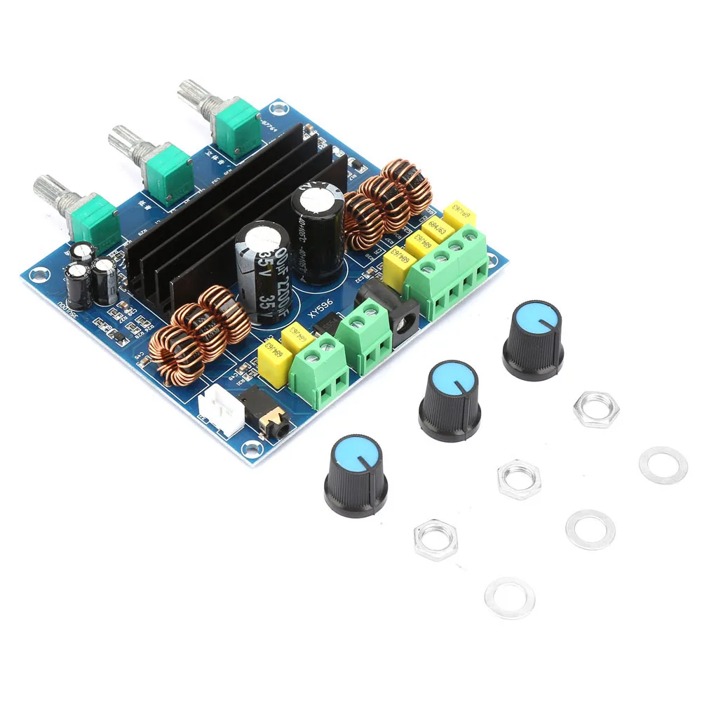 TPA3116D2 2*80 Вт + 100W 2 1 канальный цифровой стерео сабвуфер Мощность Плата усилителя 3P