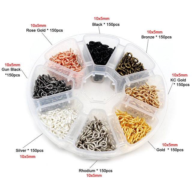 Set Box 3 4 5 6 7 8 10mm 8 Colors Open Jump Rings Split Rings Link Loop For DIY Jewelry Making Findings Connector