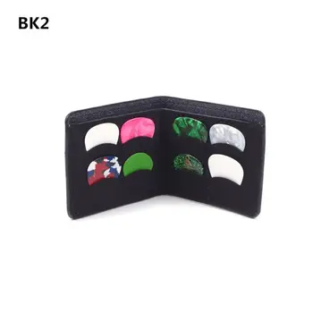 

Leather Electric Guitar Pick Holder Bag Folk Pop Acoustic Guitar Plectrum Case G99D