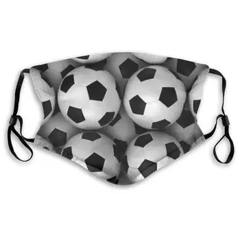 

Fillter Face Cloth for Women Nuclear Football Adjustable Windproof Mouth Anti Dust Ear Loops for Travel Double Protection