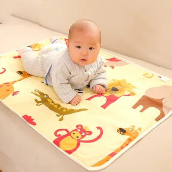 

60*90cm Baby Cartoon Diapers Baby Cotton Waterproof Mattress Baby Changing Table Children Bed Sheets Diapering Changing Covers