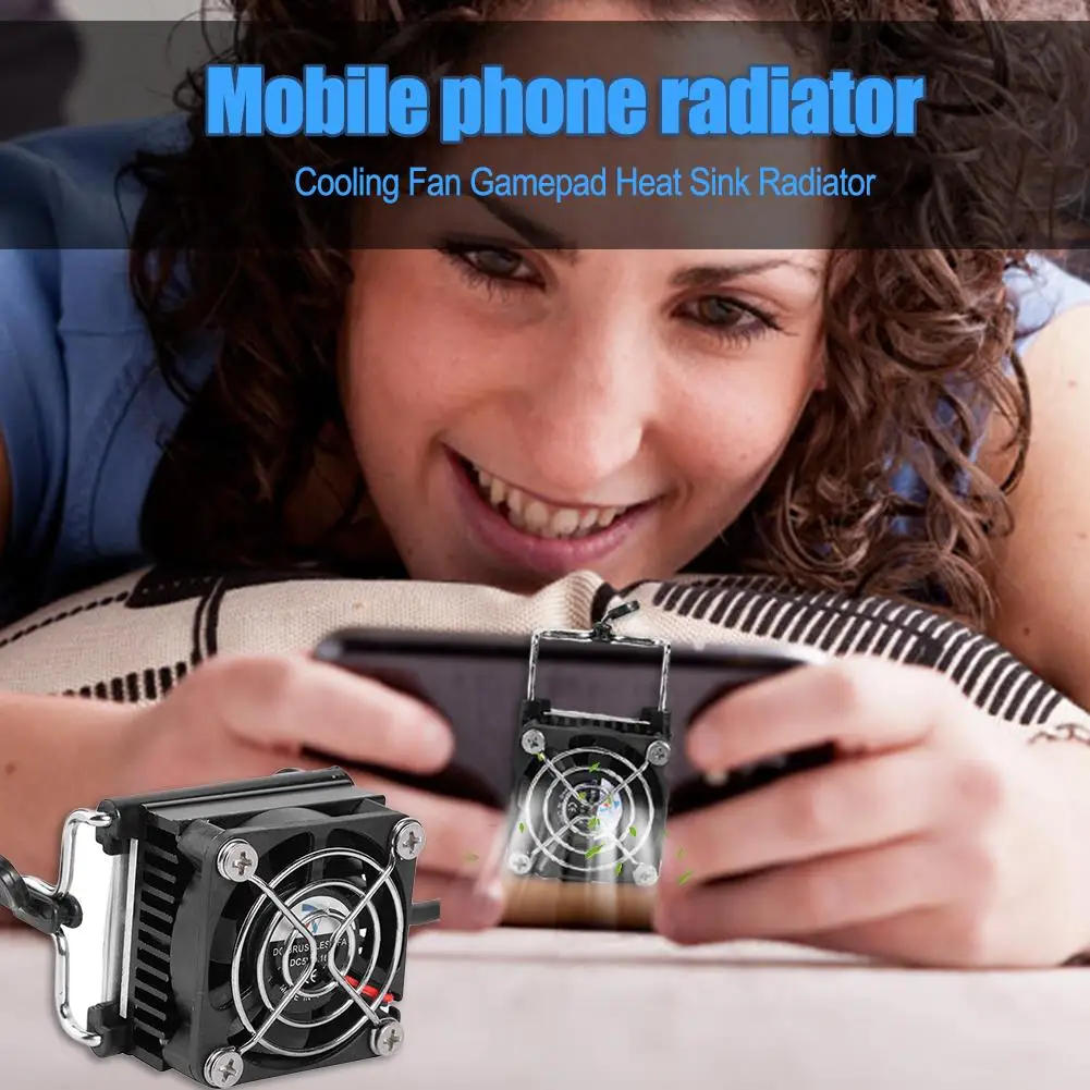 

Universal Mobile Phone Cooler USB Cooling Fan Gamepad Heat Sink Radiator