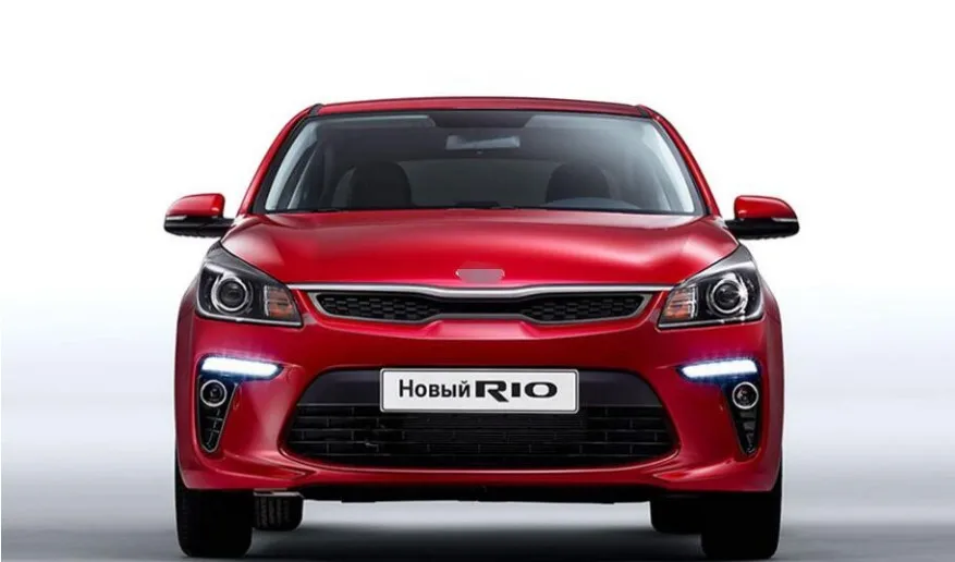 Поворотный сигнал стиль реле водонепроницаемый автомобиль DRL 12 В светодиодный дневной свет дневного света противотуманная фара для Kia Rio K2