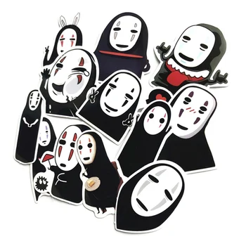 

12PCS/set No Face Man Waterproof Sticker for Cars Laptop Luggage Skateboard Graffiti Cartoon Notebook Stickers
