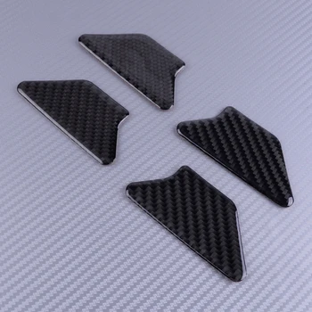 

DWCX Durable Carbon Fiber Black Car Door Interior Handel Bowl Cover Trim Fit for VW Golf GTI 6 MK6