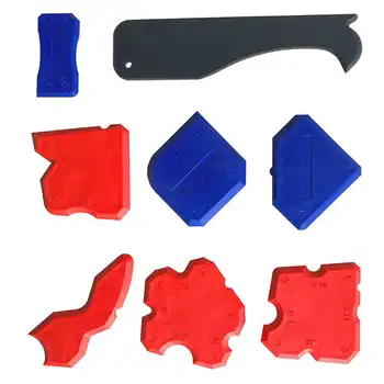 

Tool Set 8pcs Silicone Sealant Spreader Spatula Scraper Caulk Remover Hand Operated Tool Kit multifunctional hand Tool set