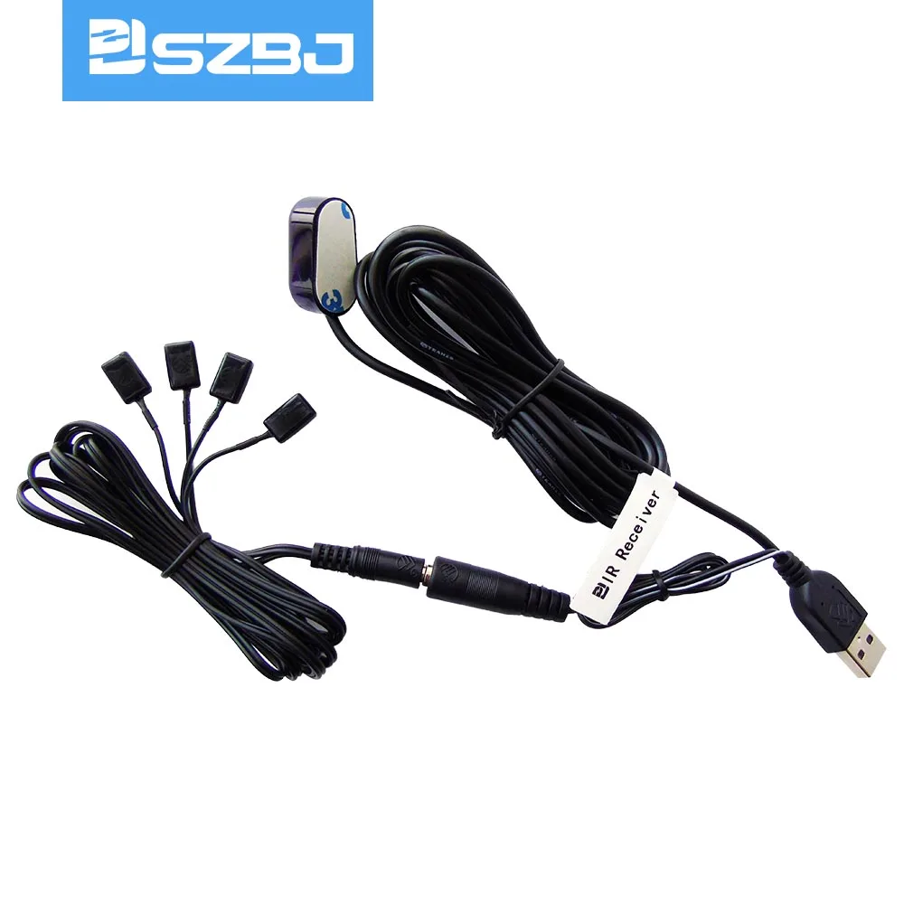 SZBJ U104A 3,5 мм USB адаптер передатчик 5 в ИК дистанционное управление; удлинитель приемник передатчик ретранслятор системы