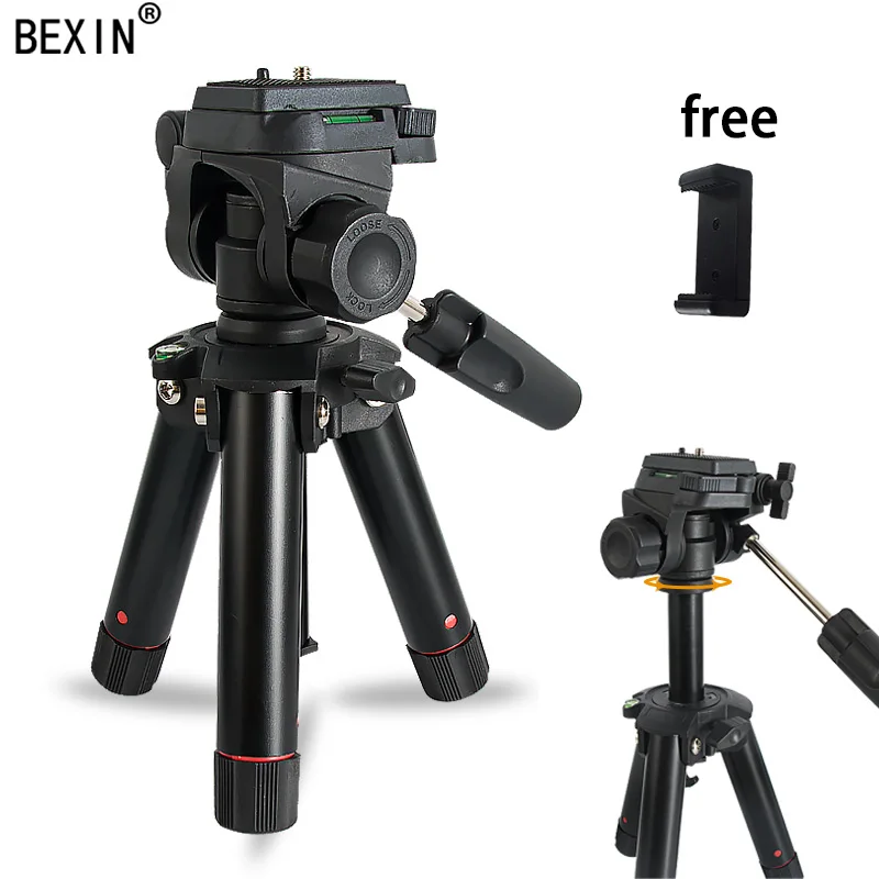  Desktop shooting mini tripod camera stand smartphones mount holder three-dimensional head tripod fo