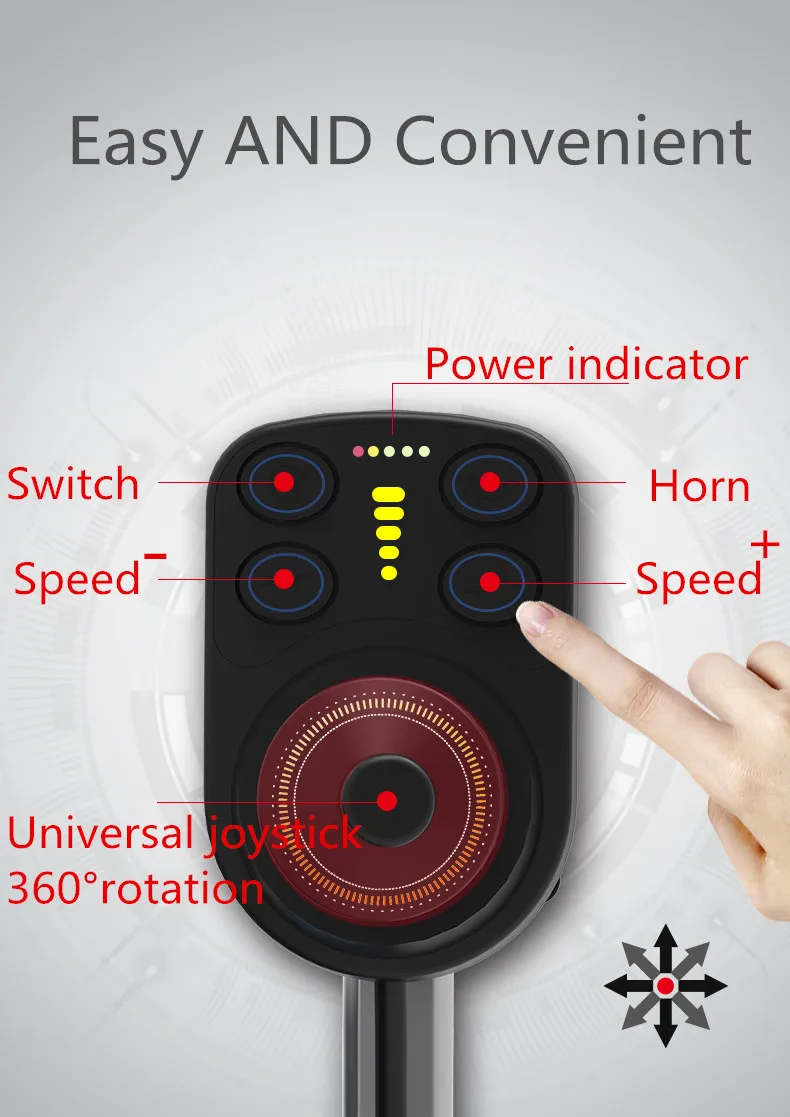 2020 good quality cheaper price  Lightweight  foldable electric power wheelchair for elderly