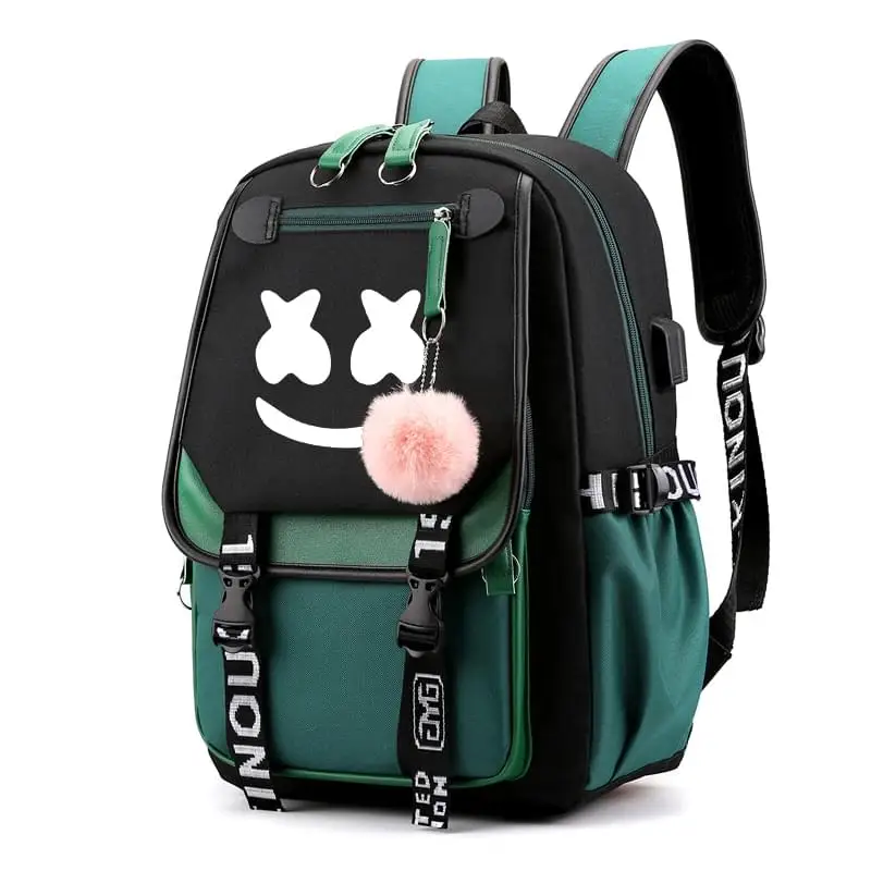 Mochilas para Estudantes com Ornamentos de Volta à Escola Bolsas de Carregamento Mochila para Meninos Imido Luminoso Homem Viagem Ombros dj Usb 10 High Quality Bolsas e Malas