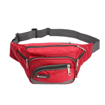 

Women Men Oxford Cloth Adjustable Strap Zipper Casual Wallet Camping Street Hiking Pockets Storage Outdoor Sports Waist Pack