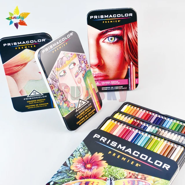 24 72 132 150 Pack Usa Original Prismacolor Premier Crayons De Couleur  Sanford Prismacolor Colored Pencil Skin Artist Oil Pencil - Wooden Colored  Pencils - AliExpress