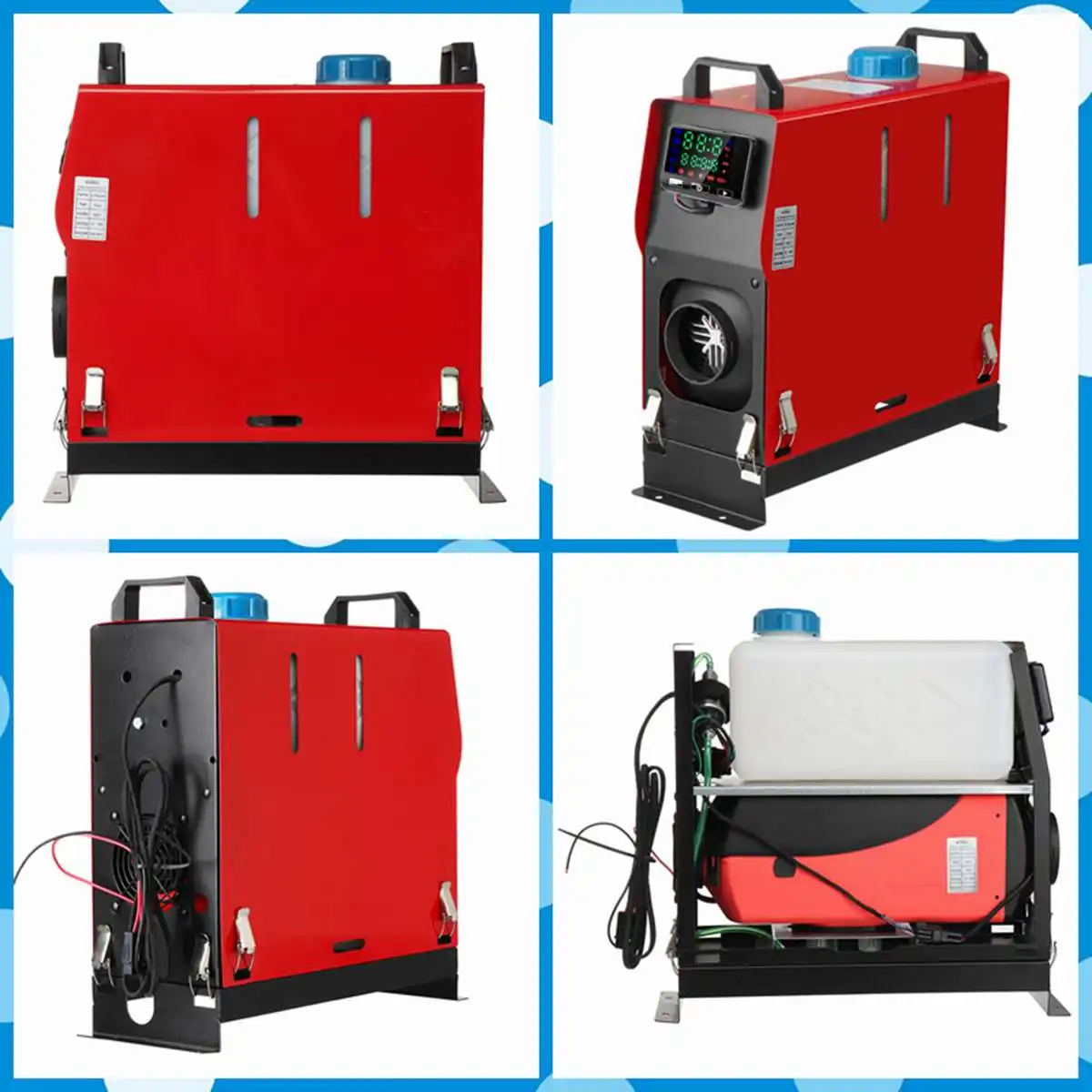 12V/24V 1 8KW Регулируемый автомобильный Дизельный подогреватель воздуха вентилятор