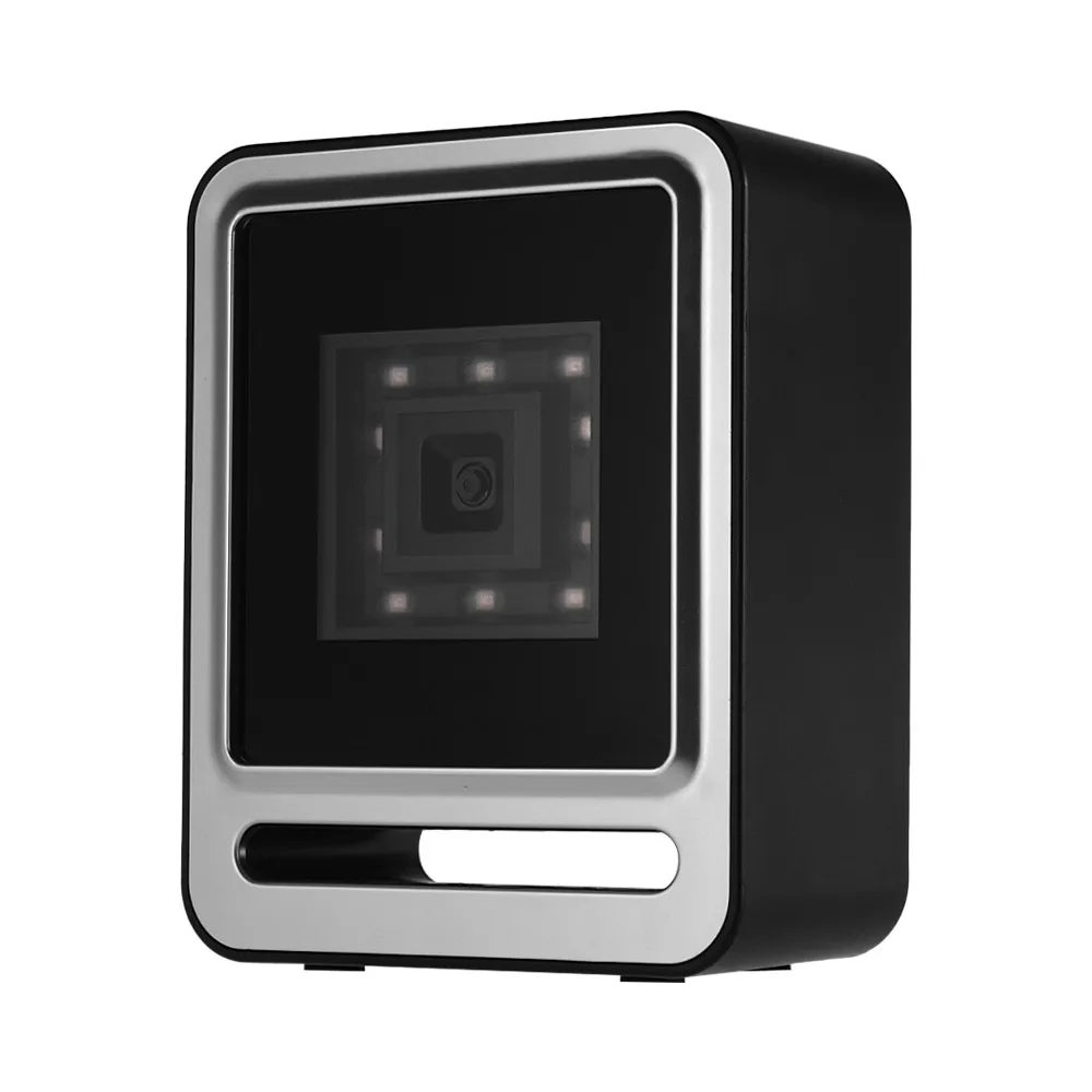 Aibecy Hands-free USB проводной 1D 2D QR сканер баркодера Настольный многонаправленный считыватель штрих-кодов для супермаркет, розничная торговля