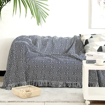 

Stretch Sectional Sofa Cover Double-sided Throw Blanket for Living Room Summer Bedspread Tapestry Three Four Seats Couch Covers