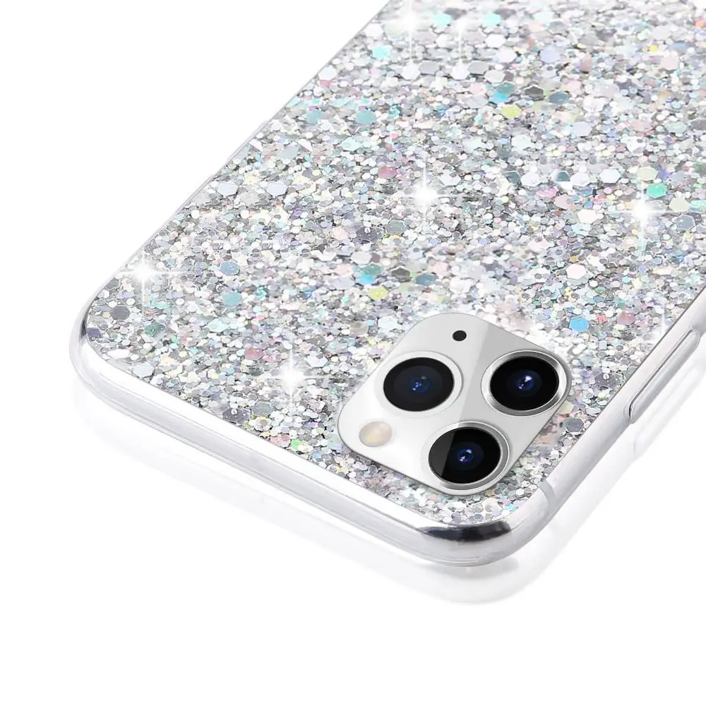 LLZ. COQUE 2 шт. Алмазный чехол для телефона для IPhone 11 Pro XS Max XR X 6 6S Plus 5 5S SE 7 8 Plus Блестящий силиконовый чехол Funda Capas