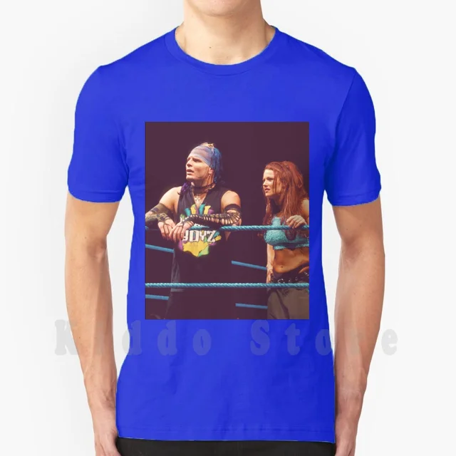 Lita N Jeff Hardy T Shirt Katun Pria 