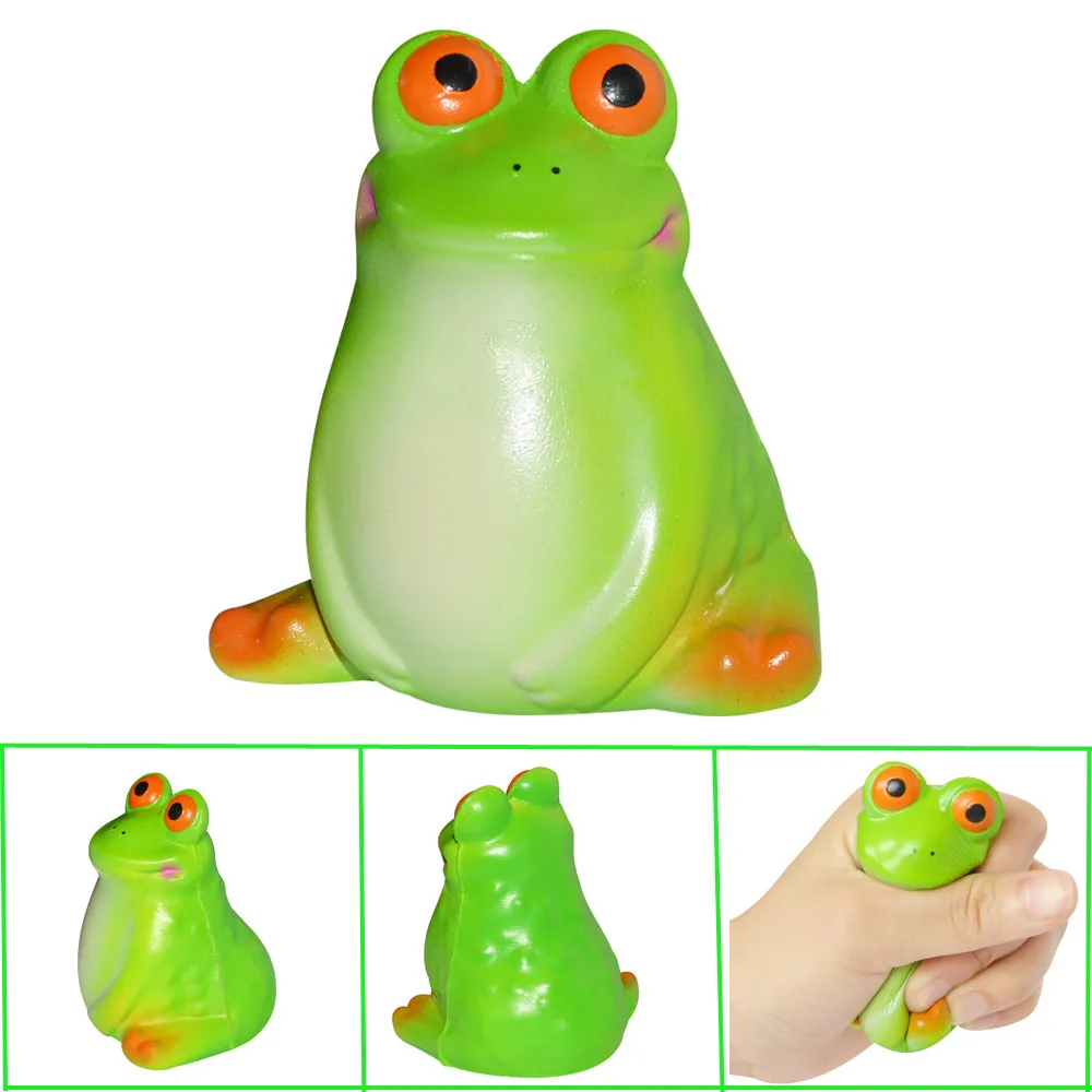 Adorable Big Eye Animal Scented Charm Slow Rising Squeeze Stress Reliever Toys 0905