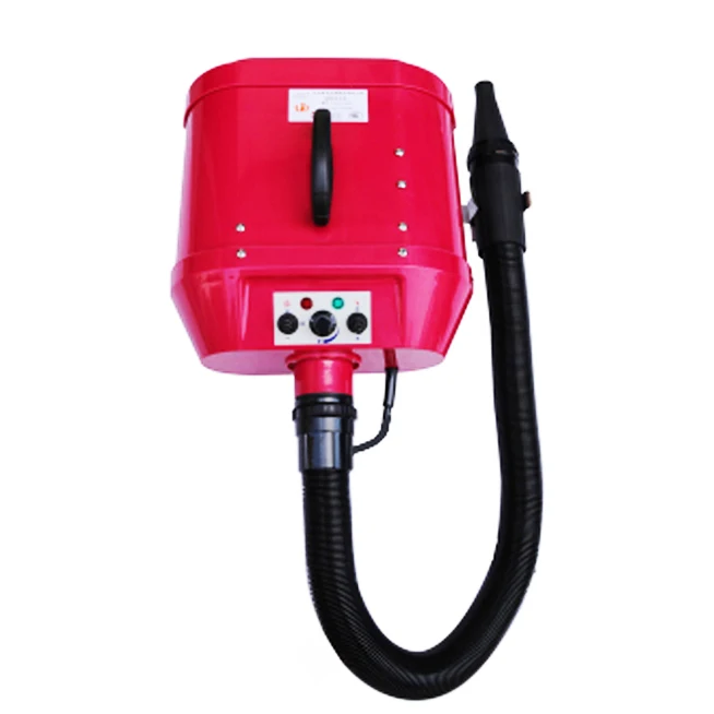 wall-mounted red Красный 2800 Вт профессиональный фен для домашних животных настенный держатель стойка вертикальная подставка Большая маленькая собака кошка Уход воздуходувка двойной мотор - Цвет: wall-mounted red