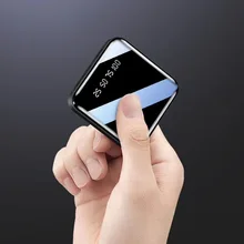Мини Внешний аккумулятор 20000 мАч для xiaomi iPhone с ЖК-дисплеем, портативное зарядное устройство, внешний аккумулятор, внешний аккумулятор, быстрая зарядка
