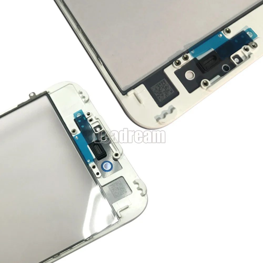 50 шт./лот OEM Передний экран стекло Внешний объектив с рамкой для iPhone 6 6S Plus черный белый