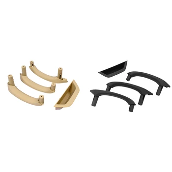 

4Pcs/Set Car Interior Inner Door Handle Pull Trim Bowl For-Bmw F25 F26 X3 X4 2011-2017