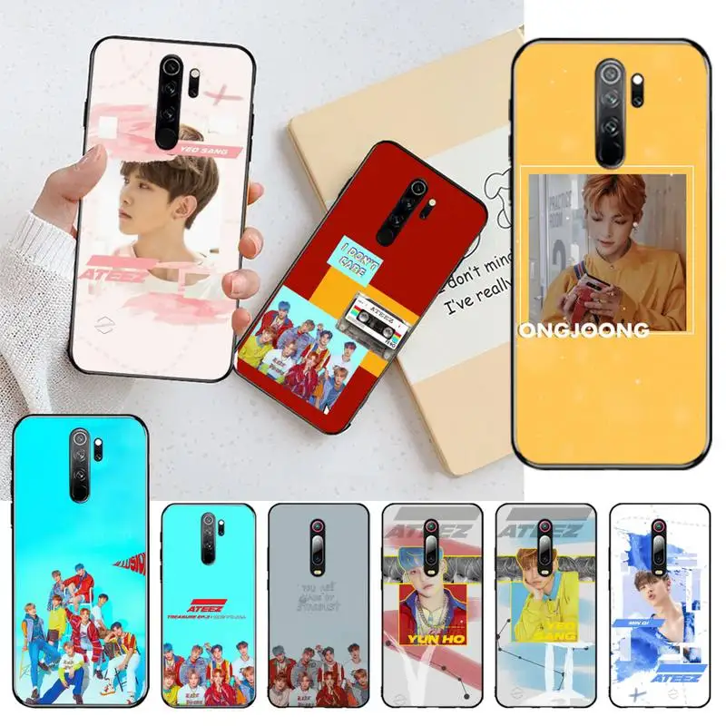 Мягкий черный Чехол PENGHUWAN ATEEZ HongJoong для телефона Redmi Note 8 8A 7 6 6A 5 5A 4 4X 4A Go Pro Plus