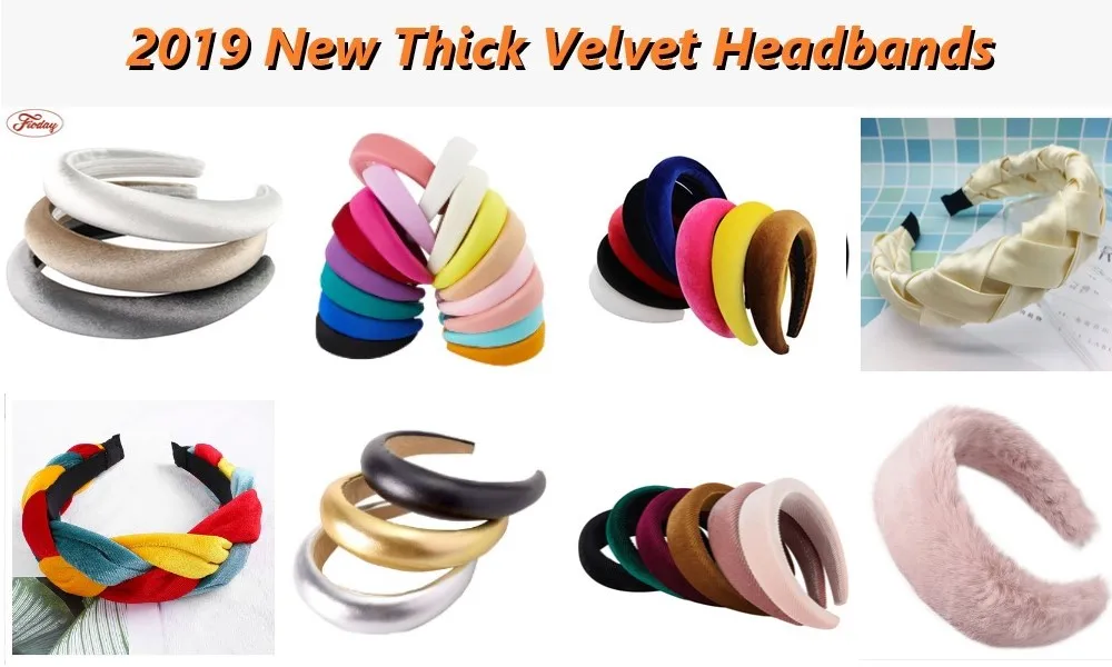 加厚天鹅绒发饰