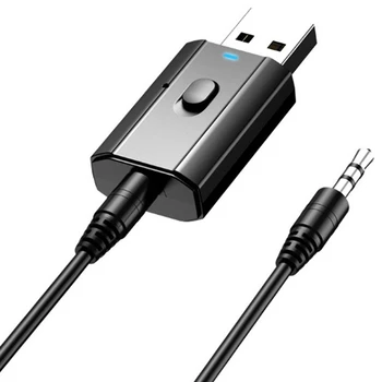 

5.0 Bluetooth Adapter USB Wireless Bluetooth Transmitter Receiver Music Audio for PC TV Car Hands-Free