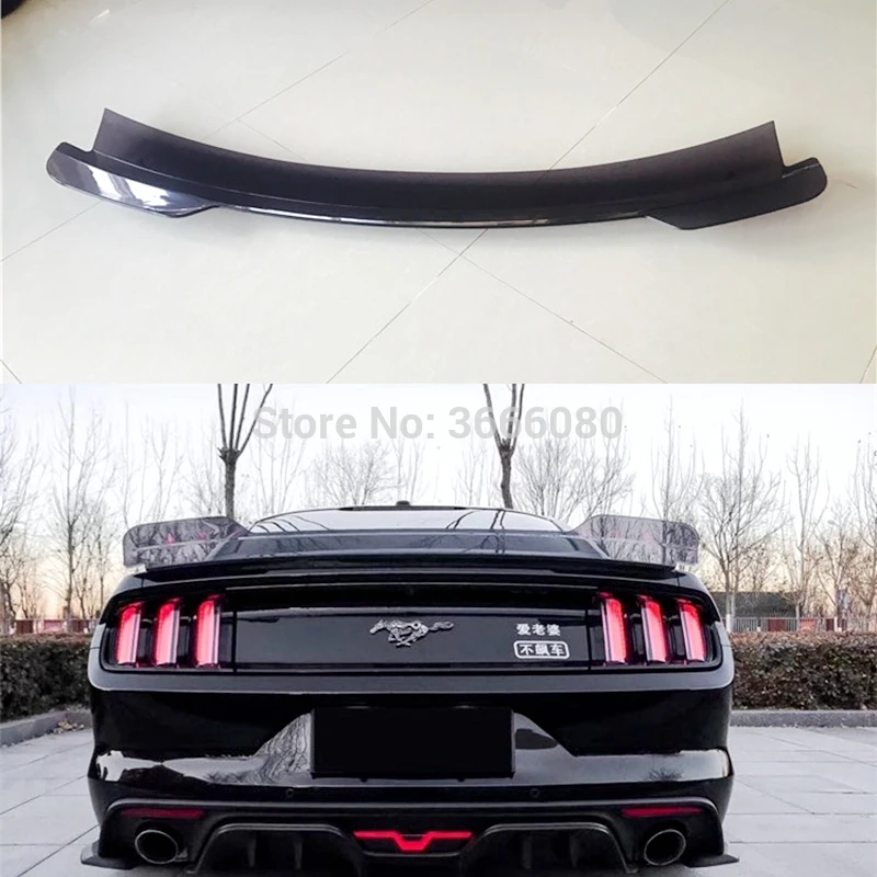

Car Styling Carbon Fiber Rear Roof Spoiler Tail Trunk Spoiler Wing Boot Lip Molding For Ford Mustang 2015 2016 2017 2018 2019