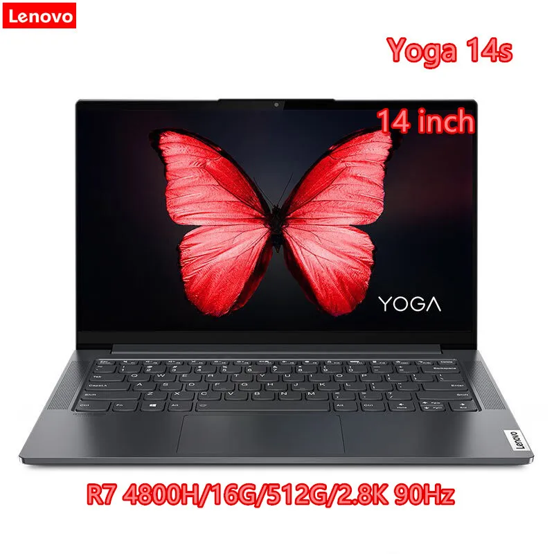 Lenovo YOGA 14S 2021 AMD Ryzen 7 14 дюймовый полноэкранный легкий ноутбук R7 4800H 2 8 K 90 Гц экран с
