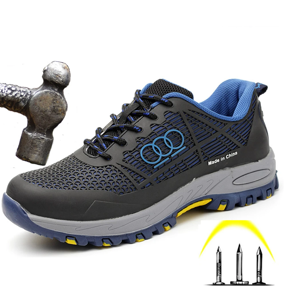 

Compound Toe Cap Safety Shoes Women Boots Breathable Insulation 6KV Work Shoes Men Anti-smash Electrician Causal Work Shoes