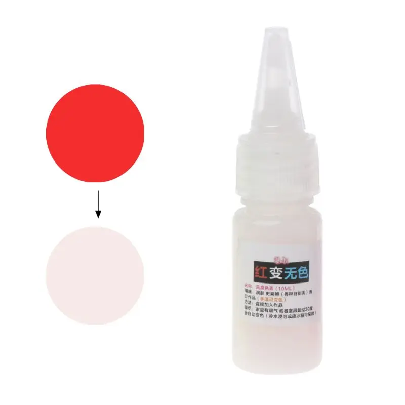 

10ml Liquid Gradient Crystal Mud Thermochromic Temperature Activated Pigments LX9D
